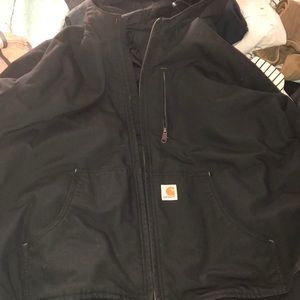 Black Carhartt coat